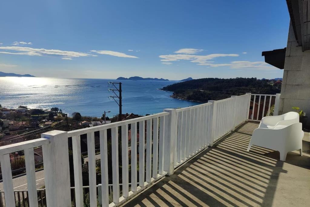 Apartamento Nuevo Con Vistas A Las Islas Cies Cangas Exterior foto