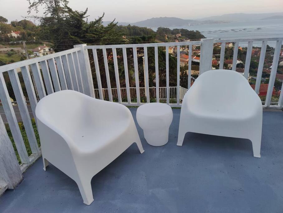 Apartamento Nuevo Con Vistas A Las Islas Cies Cangas Exterior foto