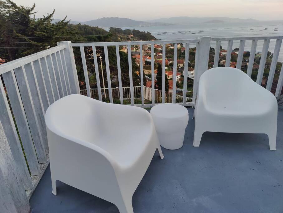 Apartamento Nuevo Con Vistas A Las Islas Cies Cangas Exterior foto